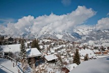 Nendaz, Switzerland, town view