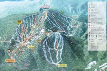 Northstar trail map, USA