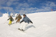 Skiers, Levi Ski Resort, Finland