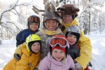 Family, Ruka Ski Resort, Finland