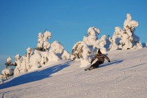 Skier, Ruka Ski Resort, Finland