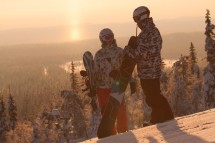 Sunset, Ruka Ski Resort, Finland