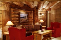 Residence Le Village 1950 lounge close up, Les Arcs