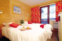 Residence Les Balcons de Bellevarde bedroom, Val D'Isere