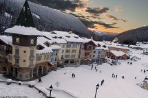 Sun Peaks CA, village and valley