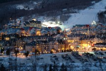 Tremblant Canada night lights
