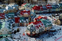 Tremblant Canada rooftops