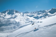 Val Thorens, France, alone in the powder