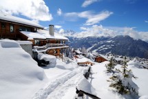 Verbier, Switz., fresh snow