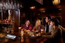 Winter Park, USA, bar with friends