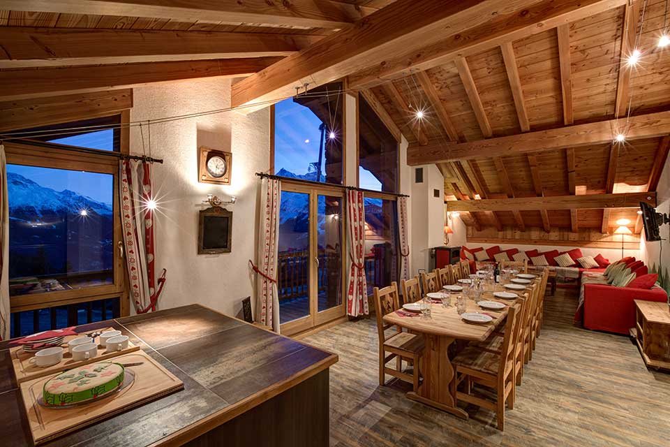 Chalet Daniel, la Rosiere - A chalet with a view of nearby Les Arcs
