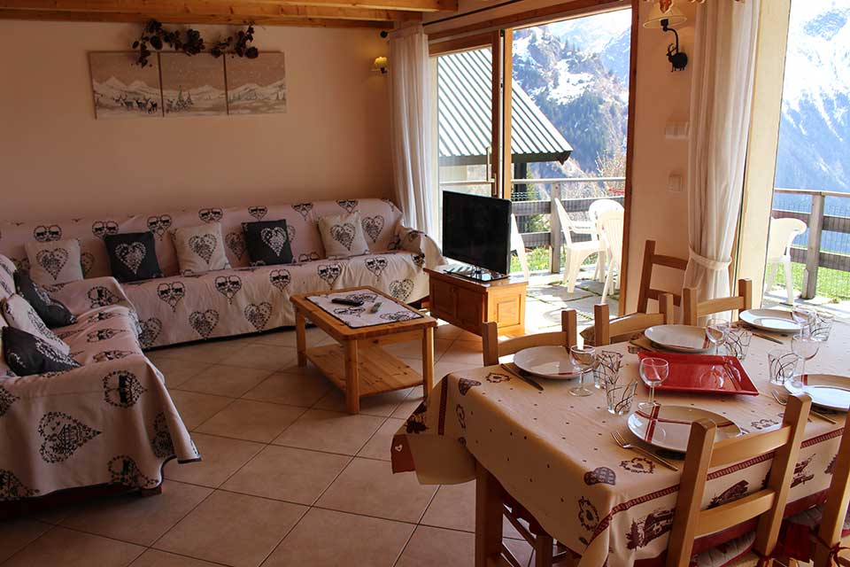 Chalet Gorges, Les Deux Alps - A chalet with a view of the Roc,h de la Muzelle