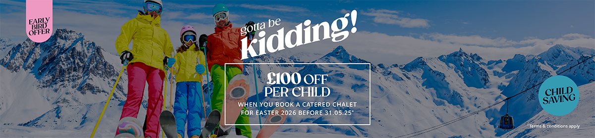 £100 Off for Kids Ski Deal