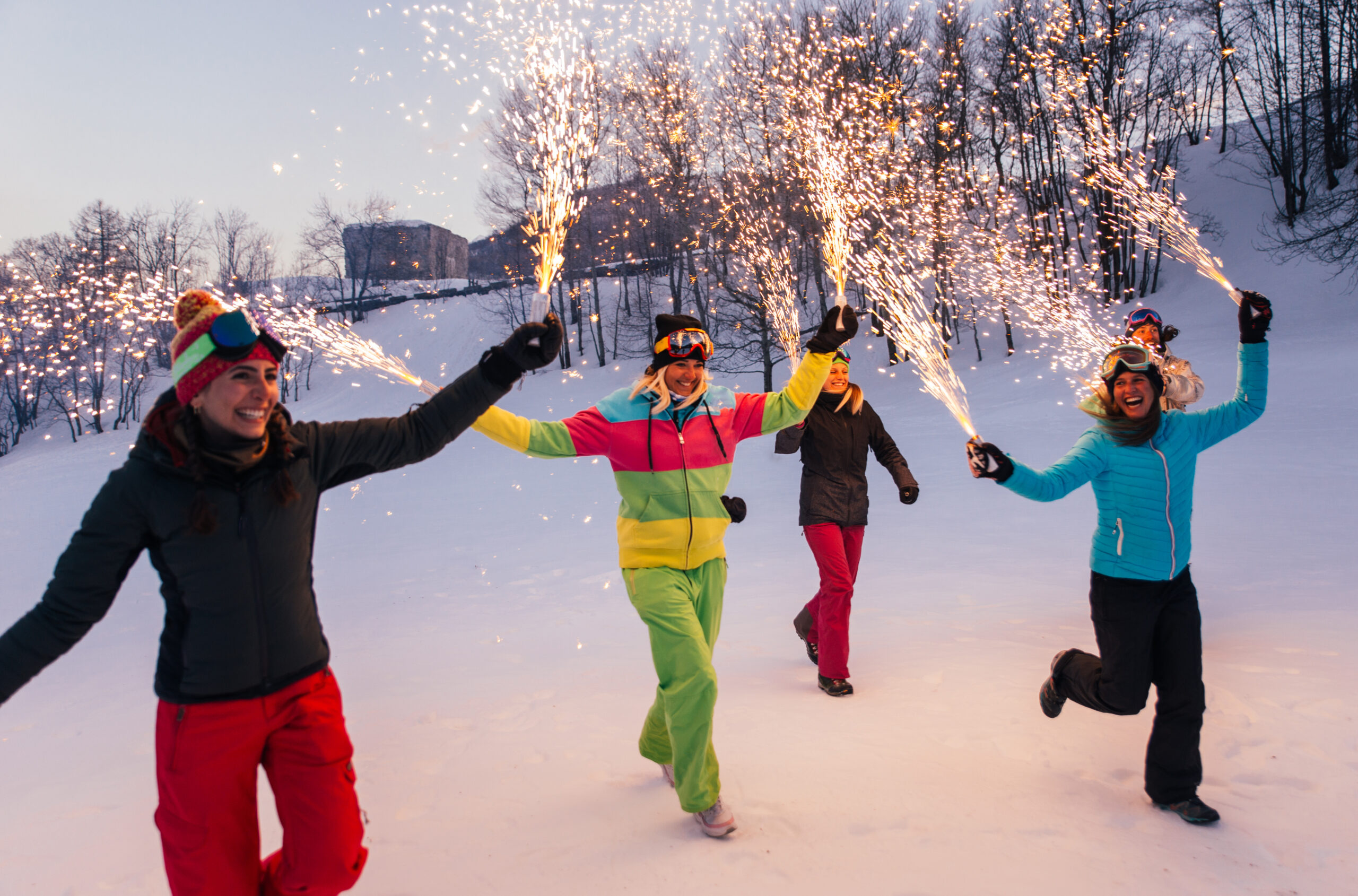 christmas at skiing vs new year