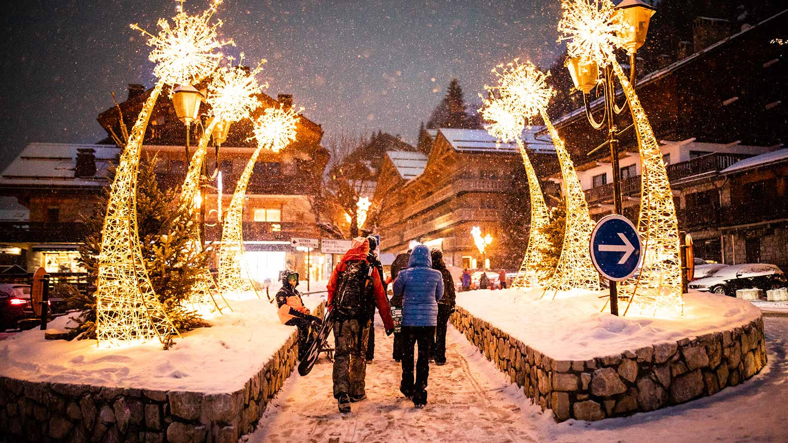 new year ski holidays meribel